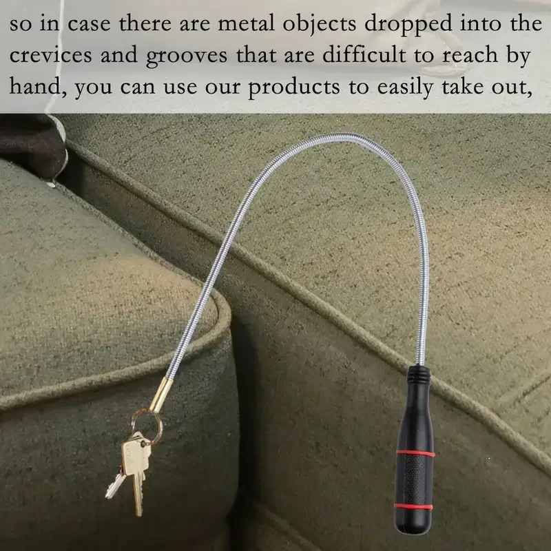 Drain Snake Flexible - Flexibles Magnetisches Aufhebewerkzeug Biegsamer Schlangenförmiger Saugstab