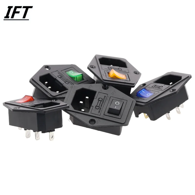 Push Fit Connector - 1 Stücke AC-01A Power Wippschalter mit