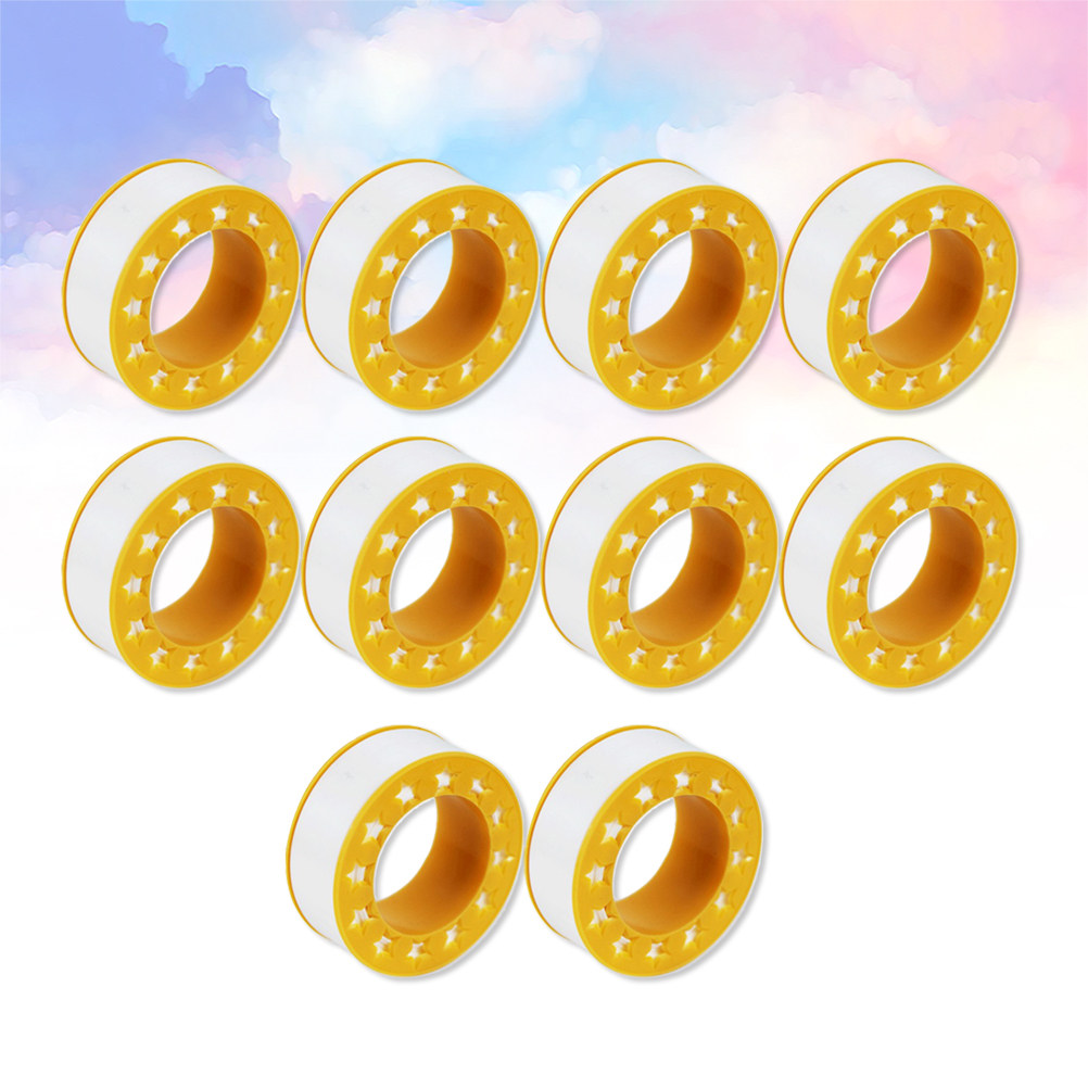 Ptfe Tape Thread - 10 Rollen Premium PTFE-Gewindedichtband, wasserdicht, alterungsbeständig,