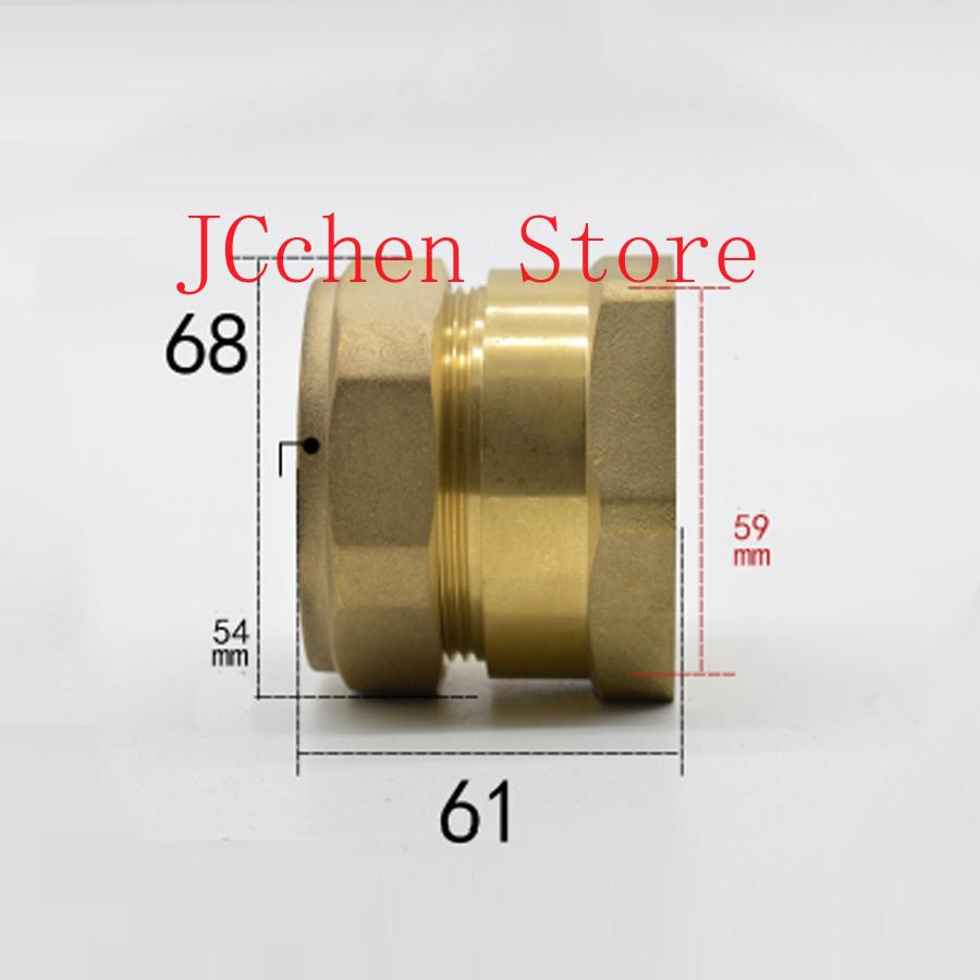 Compression Fitting Brass - Passend für Rohr-Außendurchmesser 54 mm x