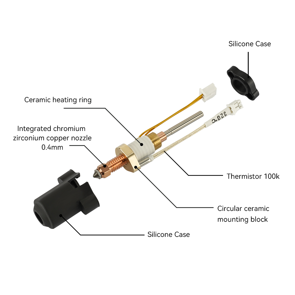 Für Creality K1C/K1 Max Hotend – Creality Printer K1 Bewertung und Preis