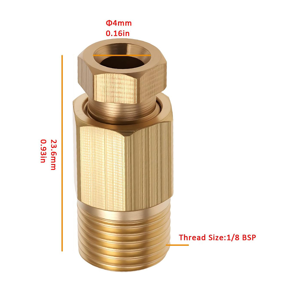 12er-Pack Messing-Ferrule-Rohr – Compression Fitting Brass Bewertung und Preis