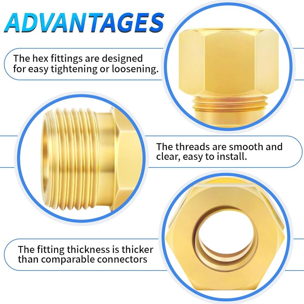 Messingverbinder Messing-Kompr – Compression Fitting Brass Bewertung und Preis