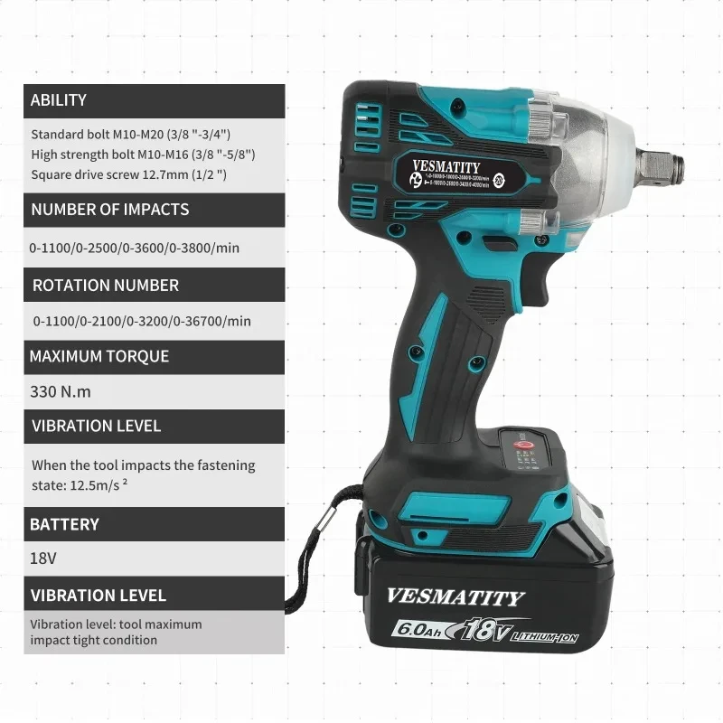 DTW300 Kabelloser Elektrischer – Makita Drill Dtw300 Bewertung und Preis