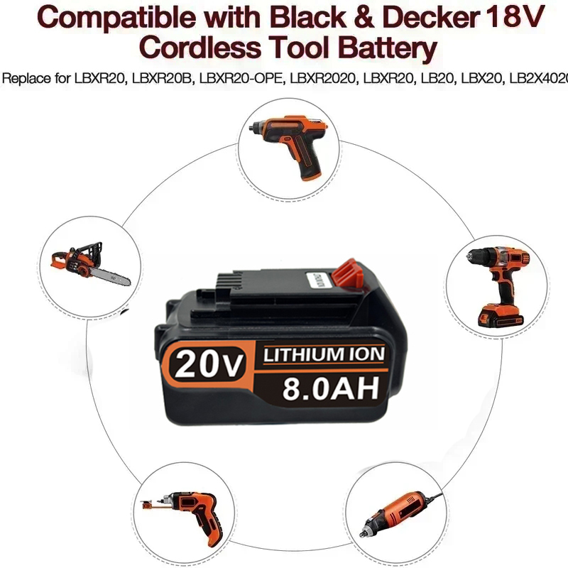 3,0Ah-8,0Ah für Black & Decker – Black+Decker Tool 20V Max Bewertung und Preis