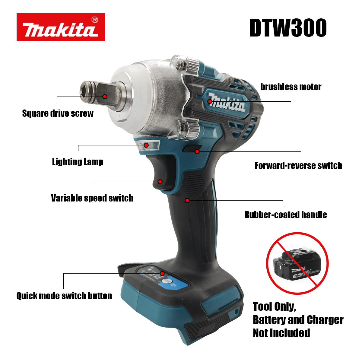 Makita DTW300 Bürstenloser Akk – Makita Drill Dtw300 Bewertung und Preis